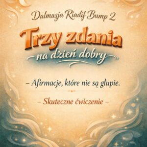 Trzy zdania na dzień dobry – afirmacje które działają
